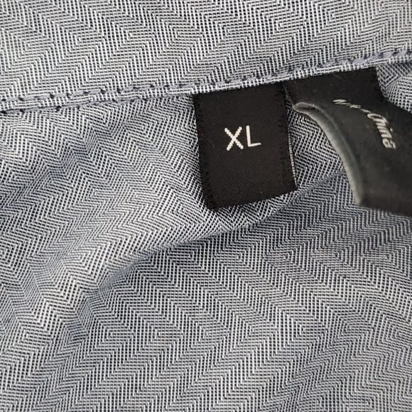 THEORY zack casual shirt gray Sz XL - Picture 5 of 6